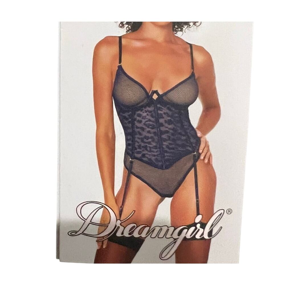 Dreamgirl Lingerie Navy Blue Bodysuit Size Large
